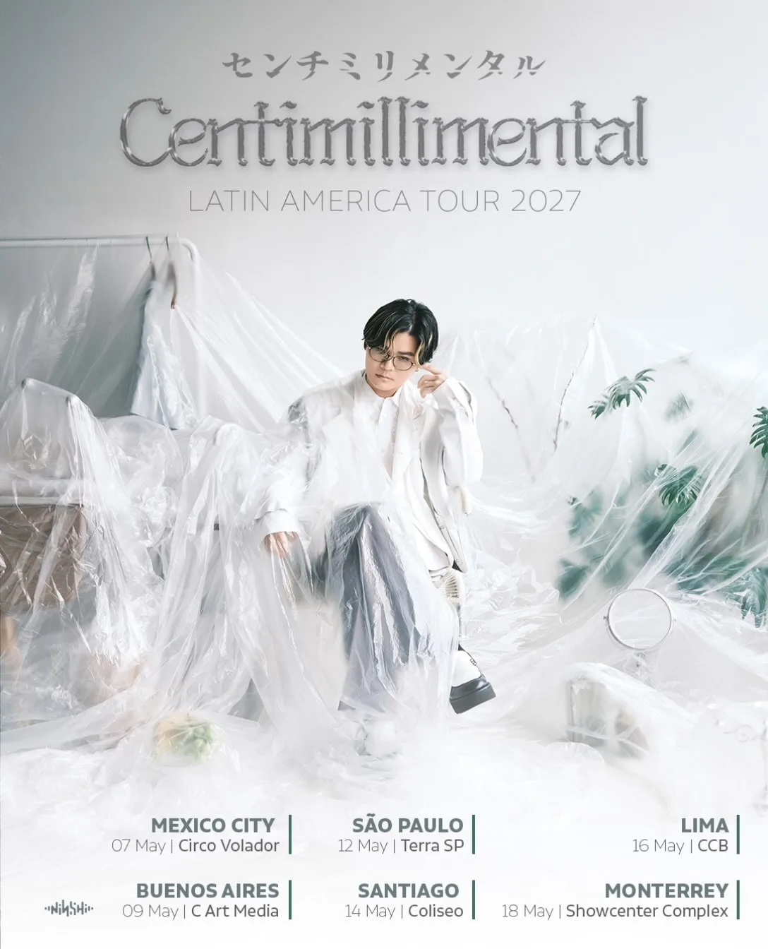 Flyer de Centimillimental — LATIN AMERICA TOUR 2027