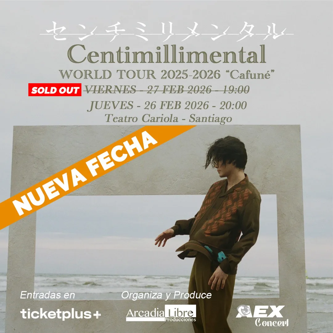 Flyer de Centimillimental — WORLD TOUR 2025-2026 "Cafuné"
