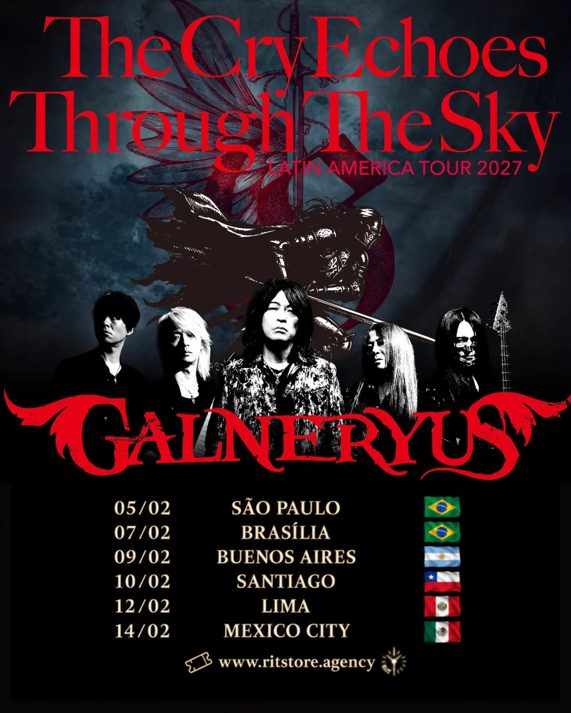 Flyer de GALNERYUS