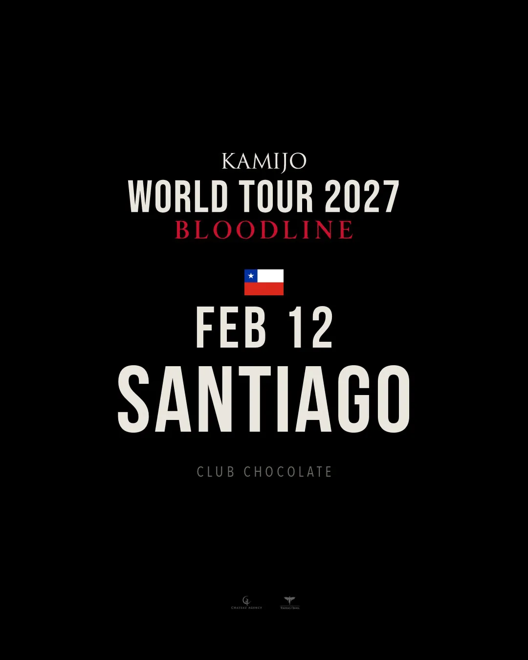 Flyer de KAMIJO — WORLD TOUR 2027 -BLOODLINE-