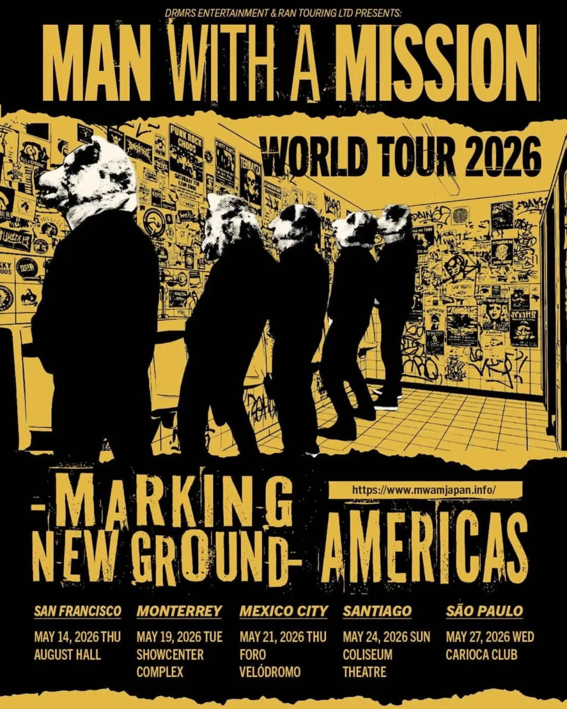 Flyer de MAN WITH A MISSION