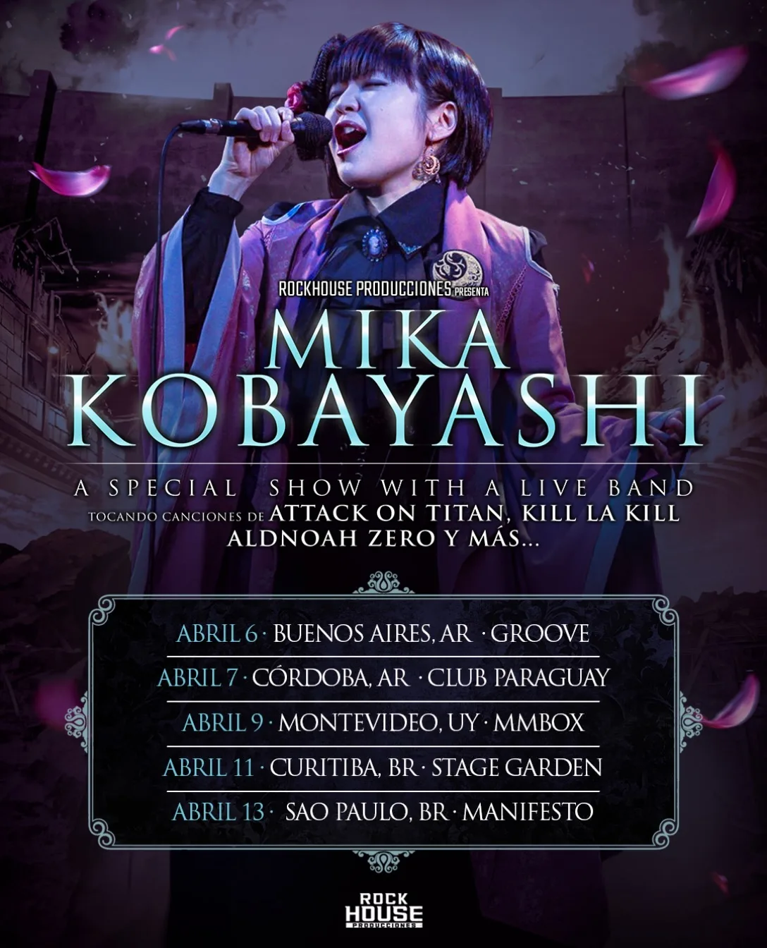 Flyer de Mika Kobayashi — Special Show with a Live Band