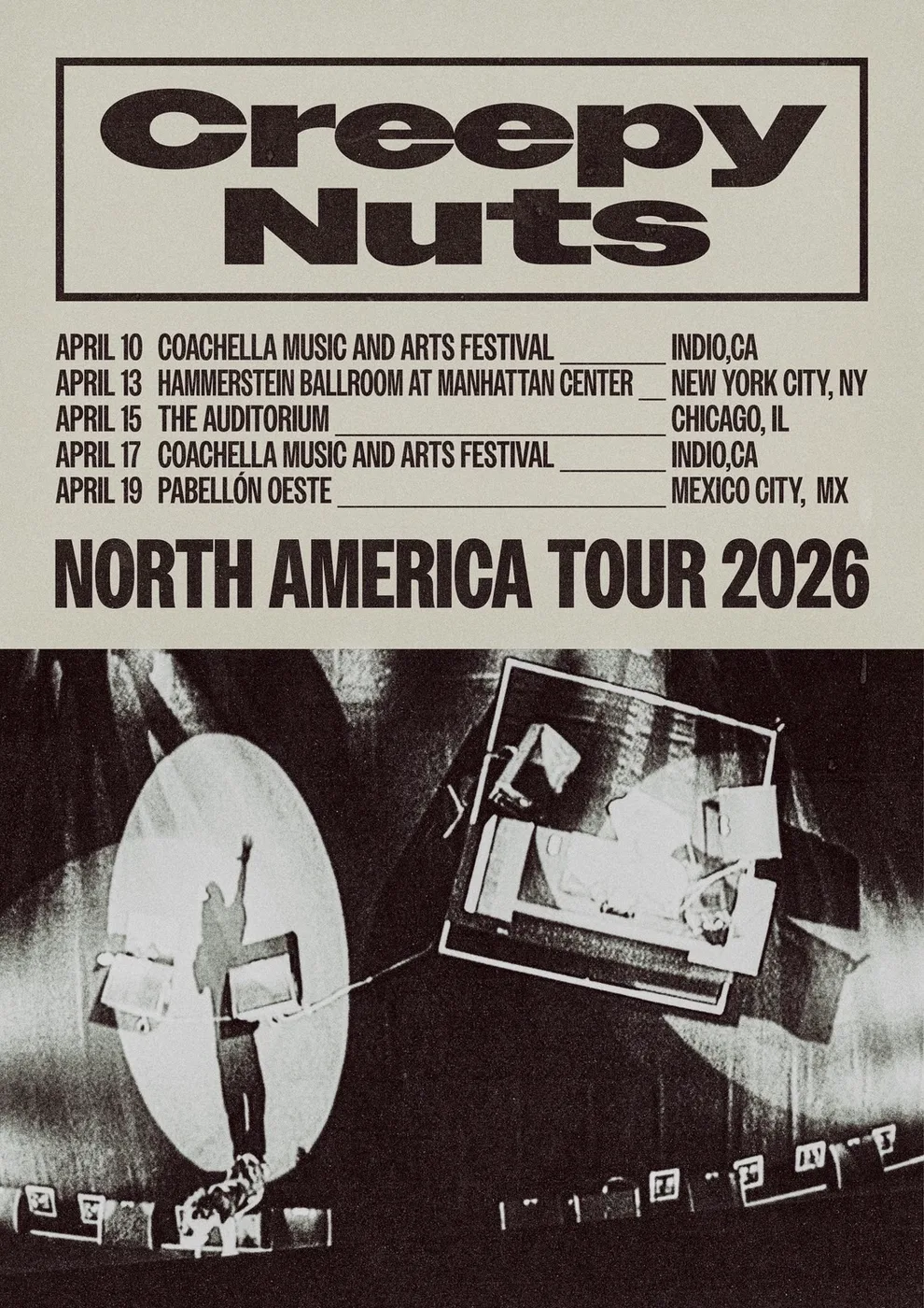 Flyer de Creepy Nuts