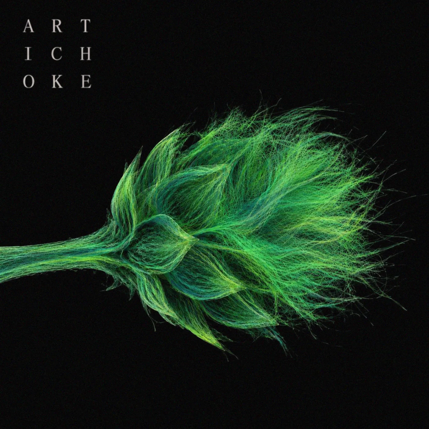 Portada del sencillo Artichoke de In My Vanitasss: una alcachofa verde sobre fondo negro
