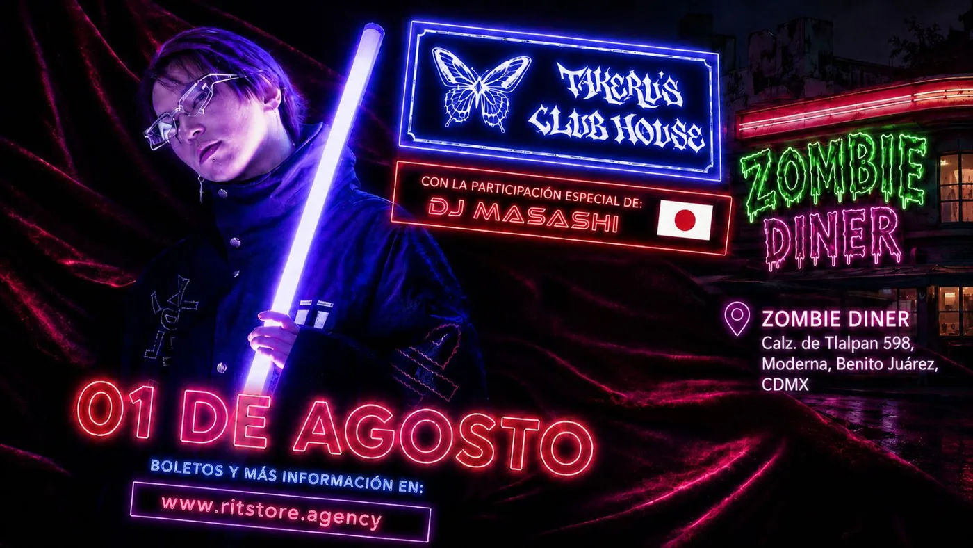 Flyer de TAKERU — TAKERU'S CLUB HOUSE 2026