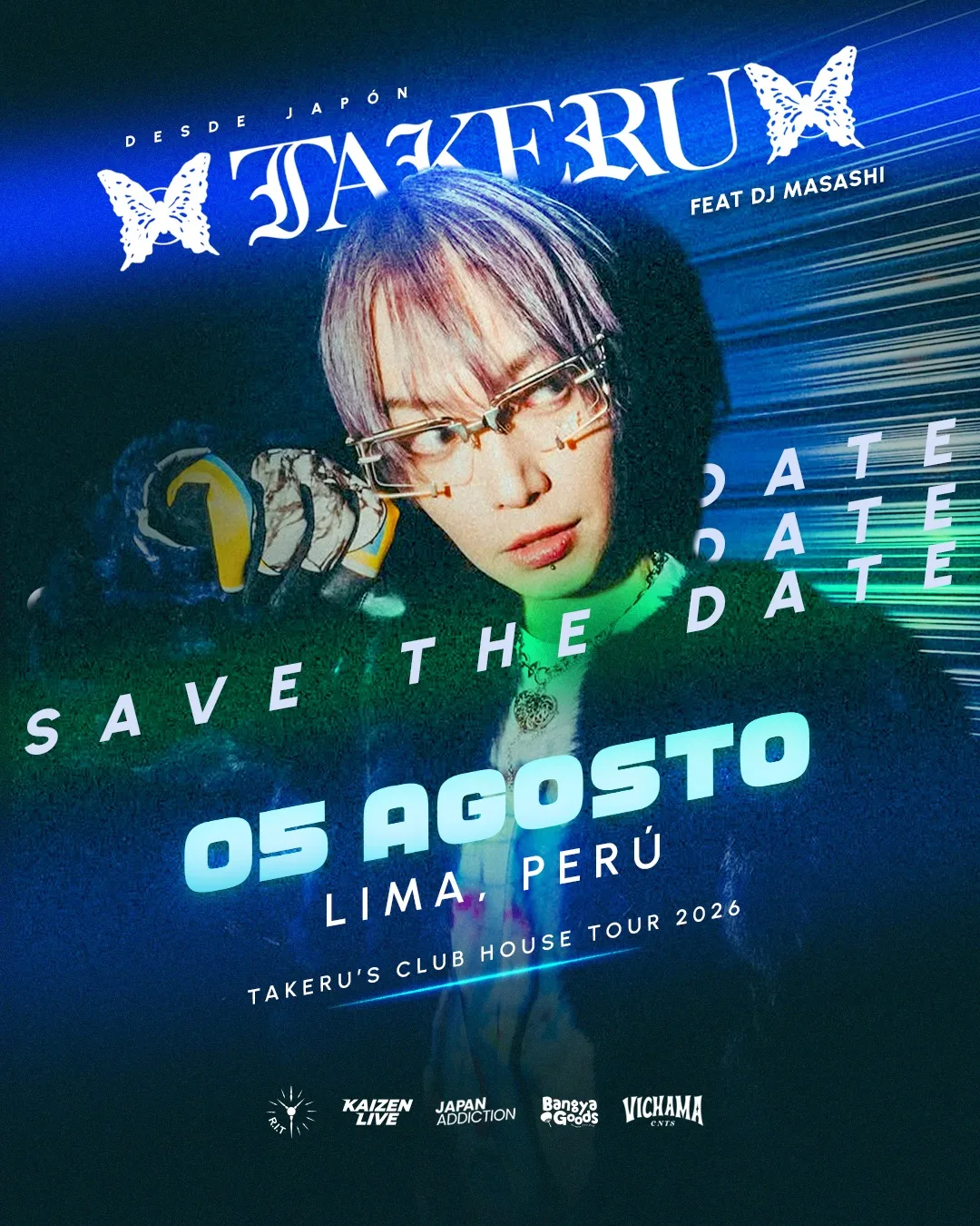 Flyer de TAKERU — TAKERU'S CLUB HOUSE in Lima